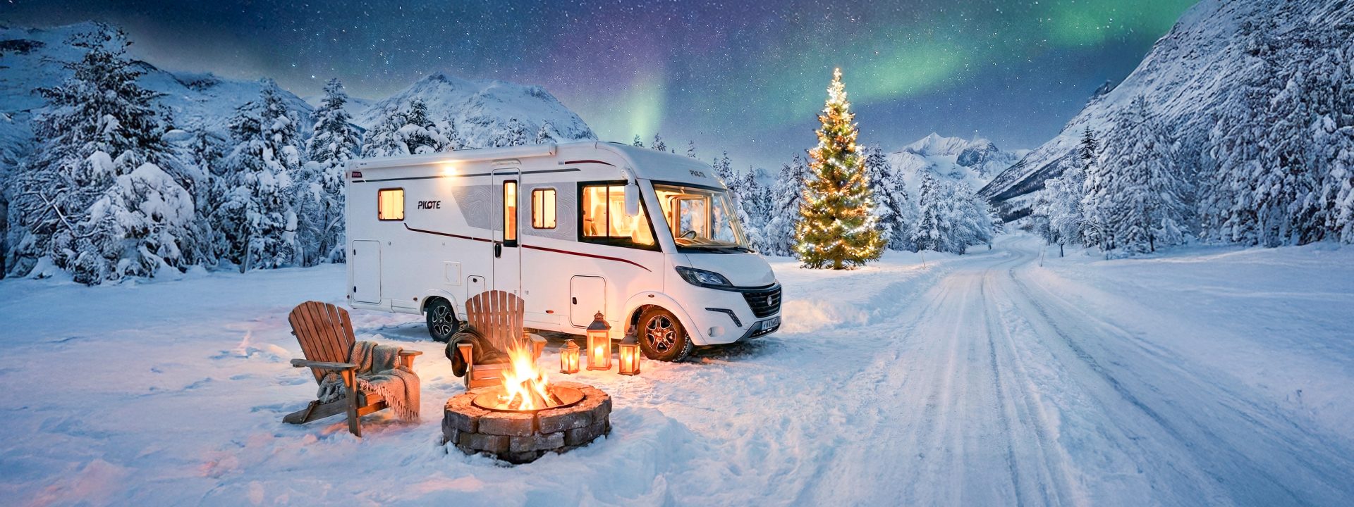 Julestemning bobil inspirasjon